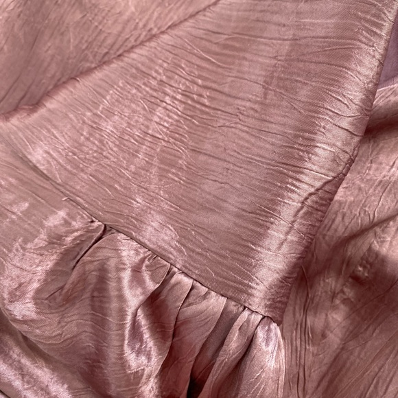 NWT Rahi Luster Cutout Mini Dress in Antique Rose | Metallic Pink | Nordstrom - Picture 7 of 16